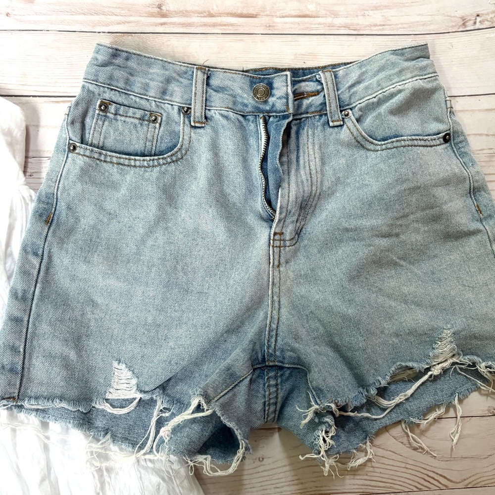 White Fox denim shorts